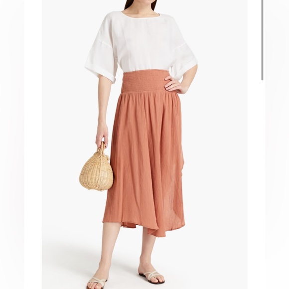 Seafolly Dresses & Skirts - Seafolly orange high low skirt